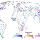 The authors’ map of global mining areas and their density.